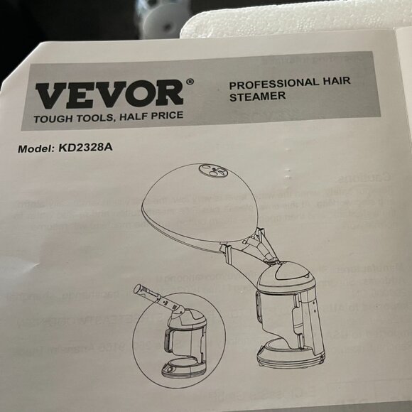 NEW Hair Steamer, 2 in 1 UV Ozone Hair & Facial Steamer - Picture 11 of 12